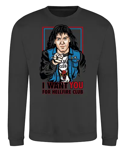 Uncle Eddie - Eddie, stranger, mashup, uncle sam - Sweatshirt