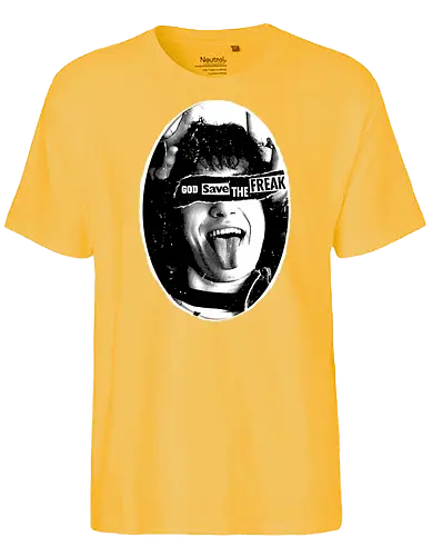 God Save the Freak - Eddie, munson, strange, things, queen, mashup - Fairtrade T-Shirt