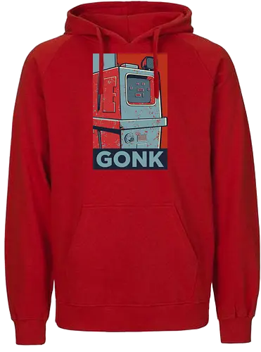 GONK - droid, droide, space opera, scifi, robot, Roboter - Fairtrade Hoodie
