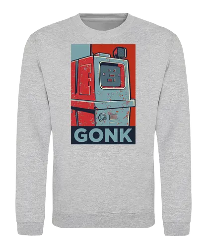 GONK - droid, droide, space opera, scifi, robot, Roboter - Sweatshirt