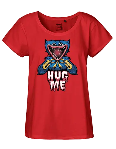 Hug Me - Poppy, play, horror, games, Huggy, Wuggy - Fairtrade Girl Shirt