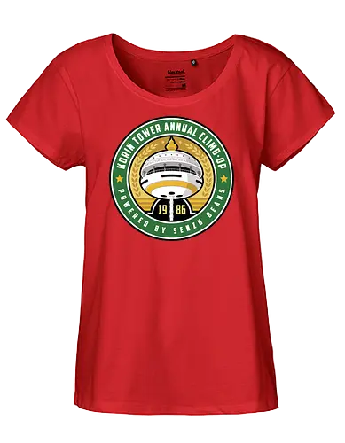 Korin Tower Climb Up - dbz, db, anime - Fairtrade Girl Shirt
