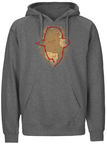 Worlds Greatest Archaeologist - indiana, adventure, abenteuer, Map, Globe, karte, joConsole - Fairtrade Hoodie