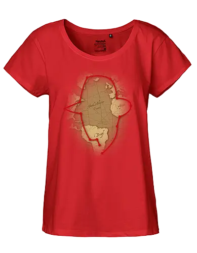Worlds Greatest Archaeologist - indiana, adventure, abenteuer, Map, Globe, karte, joConsole - Fairtrade Girl Shirt