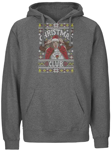 Christmas Club Ugly Sweater - christmas, weihnachten, Eddie, strange, Ugly sweater - Fairtrade Hoodie