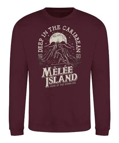 Deep in the Caribbn - monkey, island, point and click - Sweatshirt