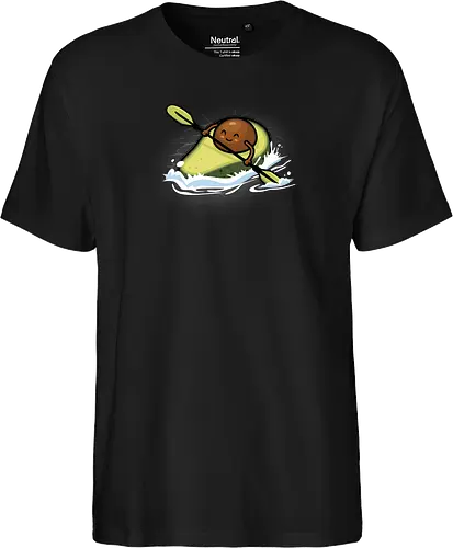 Avocanoe - avocado, kanu, River, fun - Fairtrade T-Shirt