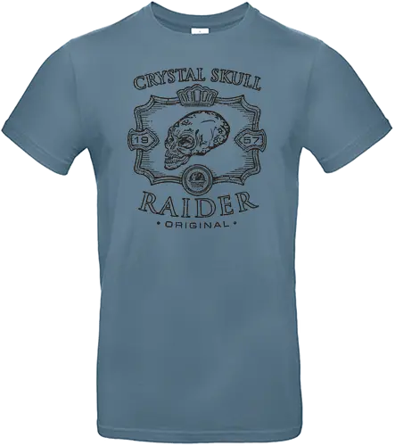 Crystal Skull Raider - indy, indiana, retro, movie, joConsole - Standard T-Shirt