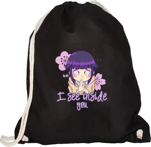 I See Inside You - hinata, shipuuden, manga, anime, psychodelicia - Sportbeutel
