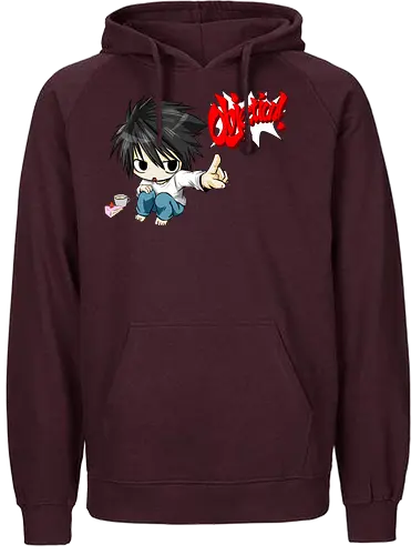 L Objection - l, ace attorney, phoenix wright, Death - Fairtrade Hoodie