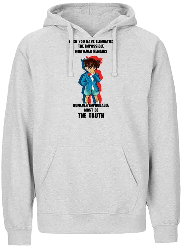 The Truth - detective conan, conan, meitantei konan, anime, manga, psychodelicia - Fairtrade Hoodie