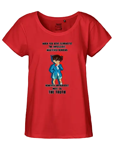 The Truth - detective conan, conan, meitantei konan, anime, manga, psychodelicia - Fairtrade Girl Shirt