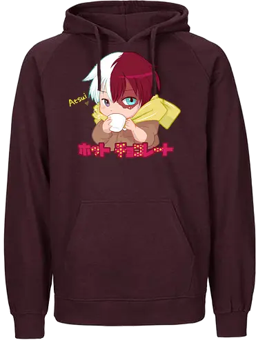 Hotto Chokoretto - bakugou, ochako, all might, uraraka, manga, anime, chibi, todoroki, cute, kawaii, shōnen, plus ultra, deku, midoriya, Academia - Fairtrade Hoodie
