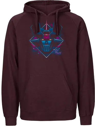 Rocket Punch 90s - 80s, anime, manga, mazinger z, tv show - Fairtrade Hoodie