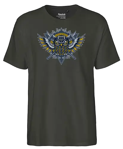 Owl Samurai - eule, samurai, japan, katana - Fairtrade T-Shirt