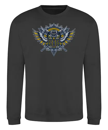 Owl Samurai - eule, samurai, japan, katana - Sweatshirt