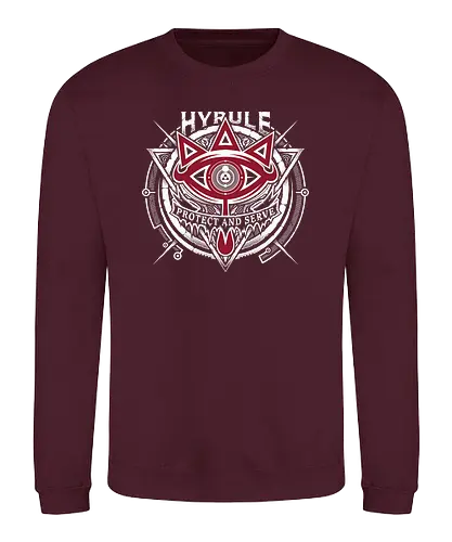 Protect and Serve - gaming, classic gaming, Hero of Time - Sweatshirt
