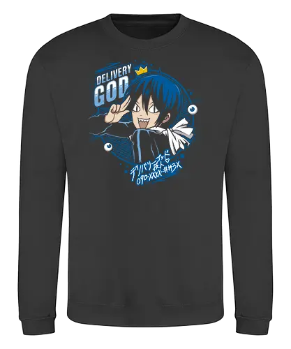 Delivery God - norigami, manga, anime, kato, god - Sweatshirt