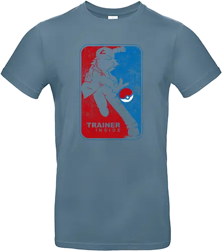 Trainer Inside - monster, pocket, mon, anime, manga, game, gaming, console - Standard T-Shirt