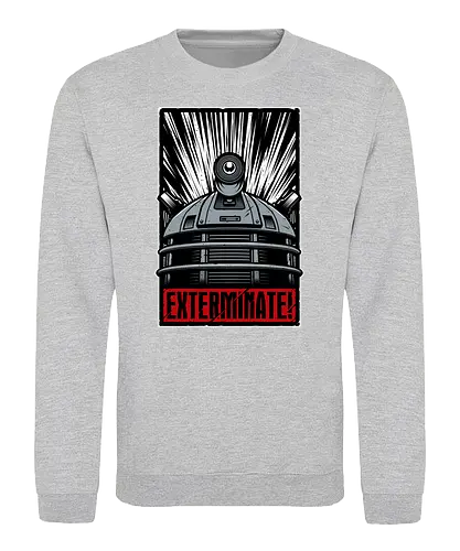 Exterminate! - the doctor, sci fi, serien, dalek, tardis, who - Sweatshirt