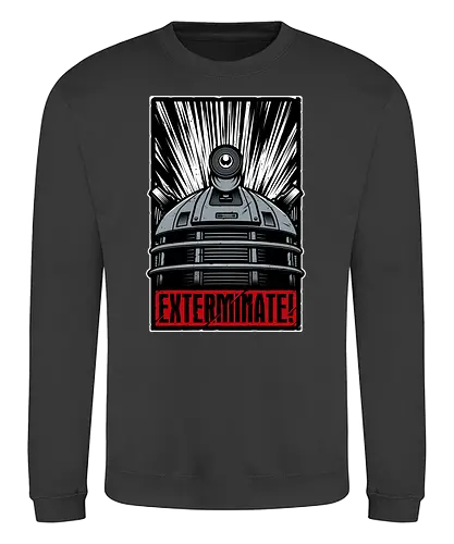 Exterminate! - the doctor, sci fi, serien, dalek, tardis, who - Sweatshirt