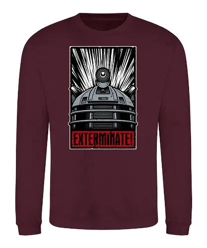 Exterminate! - the doctor, sci fi, serien, dalek, tardis, who - Sweatshirt