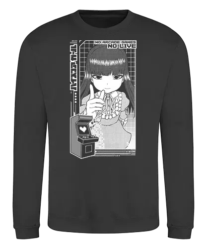 Hi Score - anime, girl, High Score, Hi Score Girl - Sweatshirt