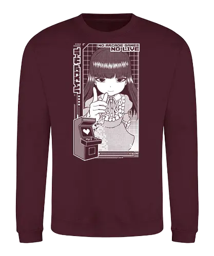 Hi Score - anime, girl, High Score, Hi Score Girl - Sweatshirt