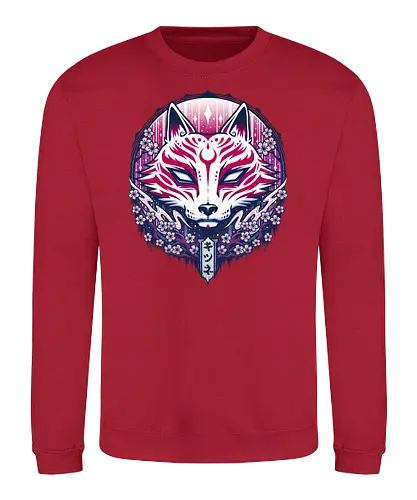 Kitsune - japan, kitsune, Fox spirit, fox, fuchs, geist - Sweatshirt