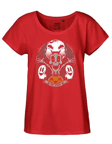 Stay Spooky - Halloween ED - halloween, spooky, skeleton, retro - Fairtrade Girl Shirt