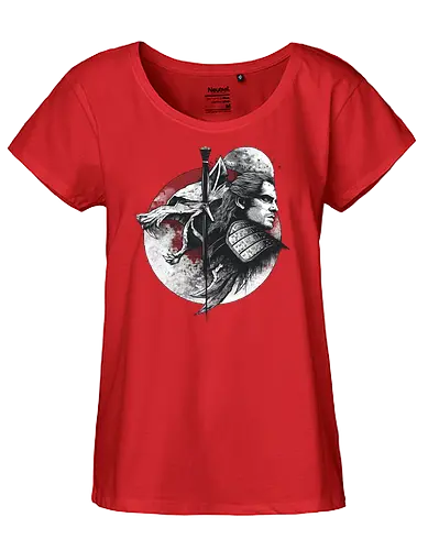 Gwynbleidd - Weißer Wolf, witcher, Elven Speech - Fairtrade Girl Shirt
