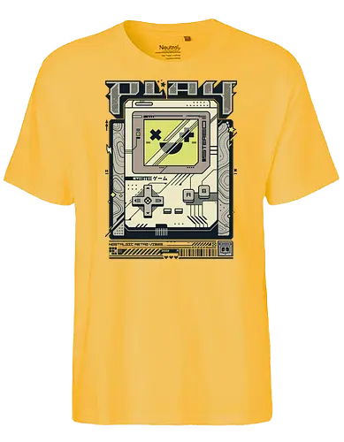 Play retro vibes - gaming, retro, handheld - Fairtrade T-Shirt