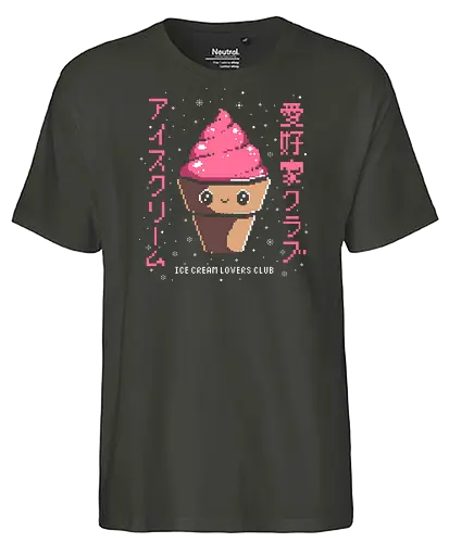 Ice Cream Lovers Club - eis, japan, icecream - Fairtrade T-Shirt