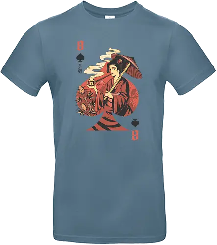 Weed Geisha - weed, ganja, geisha, japan, nippon, card game, card, kartenspiel, fun - Standard T-Shirt
