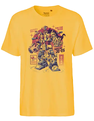 Mecha Jesus - jesus, christ, jesus christ, jesus christus, mecha, robot, mech, awesome, gundam, fun - Fairtrade T-Shirt