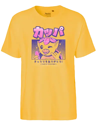 Japanese Kappa - yokai, japan, nippon, spirit, water, Japanese - Fairtrade T-Shirt