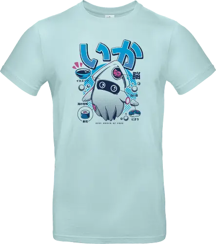 Squid Food - squid, kalmar, food, sushi, tantacle, nigiri, fish, fisch, tintenfisch, mario - Standard T-Shirt