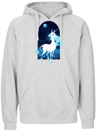 Amalth - film, movies, the last unicorn, unicorn, ursulalopez, das letzte einhorn - Fairtrade Hoodie