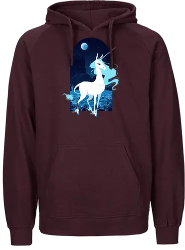 Amalth - film, movies, the last unicorn, unicorn, ursulalopez, das letzte einhorn - Fairtrade Hoodie