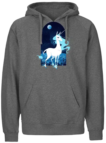 Amalth - film, movies, the last unicorn, unicorn, ursulalopez, das letzte einhorn - Fairtrade Hoodie
