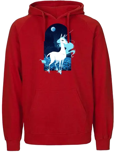 Amalth - film, movies, the last unicorn, unicorn, ursulalopez, das letzte einhorn - Fairtrade Hoodie