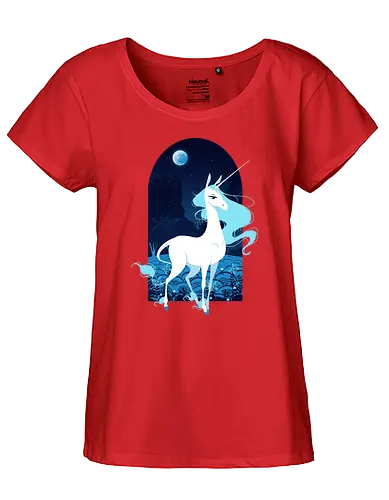 Amalth - film, movies, the last unicorn, unicorn, ursulalopez, das letzte einhorn - Fairtrade Girl Shirt