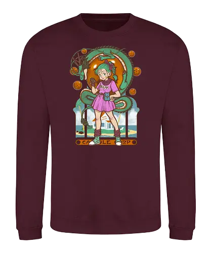 Capsule Nouvu - db, dbz, anime, manga, vegeta, saiyajin, son-goku, bulma, nouvu art - Sweatshirt