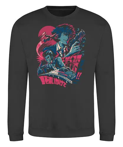 L x S - anime, manga, mashup, space cowboy, Lupin III, Lupin - Sweatshirt