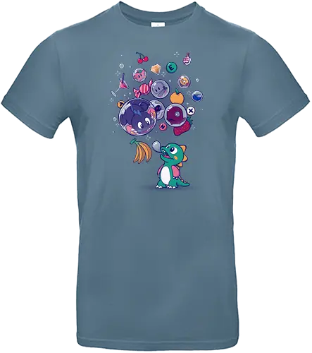 Many Bubbles - bubble bobble, gaming, ursulalopez, video game - Standard T-Shirt