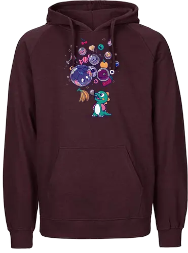 Many Bubbles - bubble bobble, gaming, ursulalopez, video game - Fairtrade Hoodie