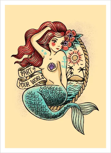 Mermaid Tattoo