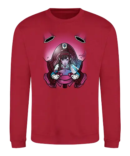 Nerf This! - d.va, gaming, ursulalopez, video game - Sweatshirt