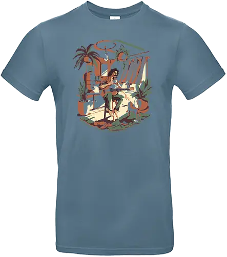 Rapaz Latino Americano - guitar, gitarre, music, summer - Standard T-Shirt