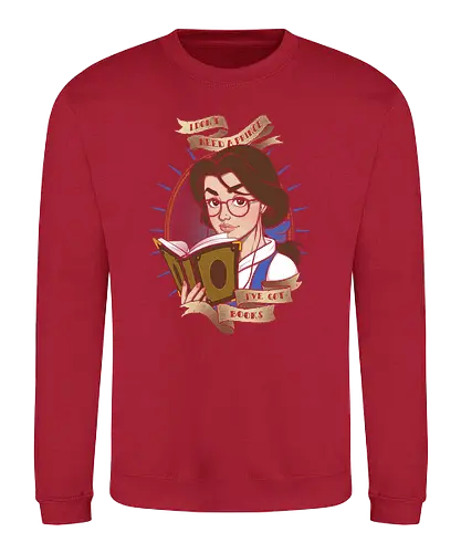 I've got Books - princess, feminism, emporwerment, girl power, gamergate, mashup, lesen, buch, prinzessin, feminist, we can do it - Sweatshirt